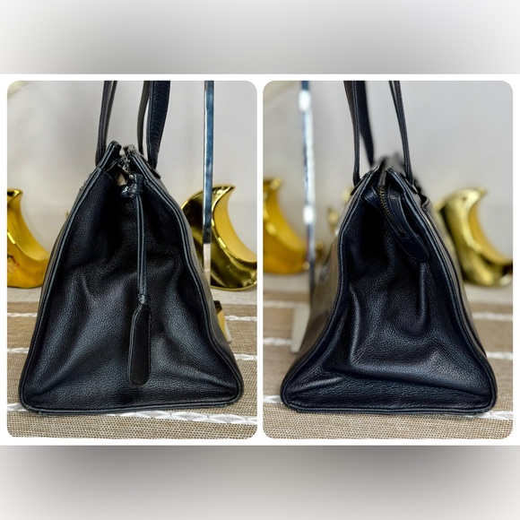 EUC Vintage CHANEL CC Black Caviar Leather Shoulder Bag - Picture 14 of 17